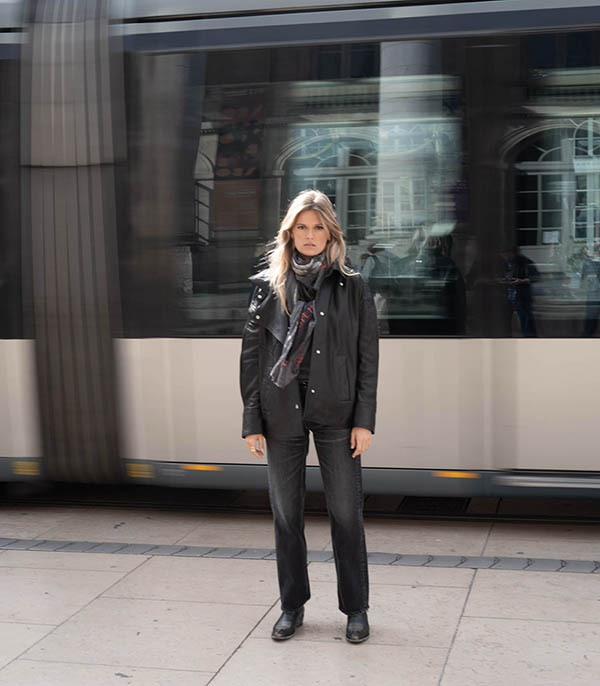 Jean Kawasaki Paint It, Black BORO