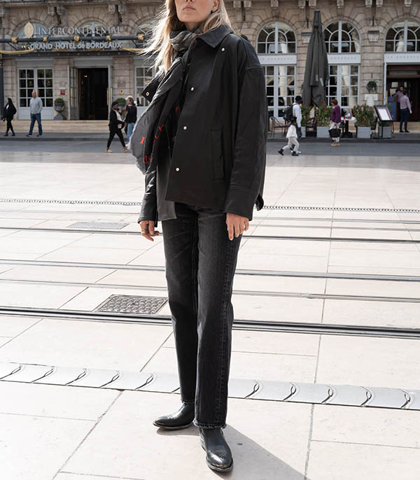 Jean Kawasaki Paint It, Black BORO