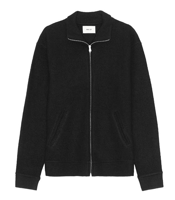Veste homme Zip 6398 Noir NN07
