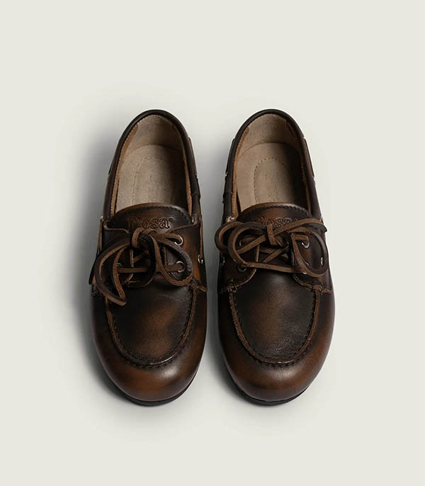 Mocassins Boat Brushed Coffee Posa