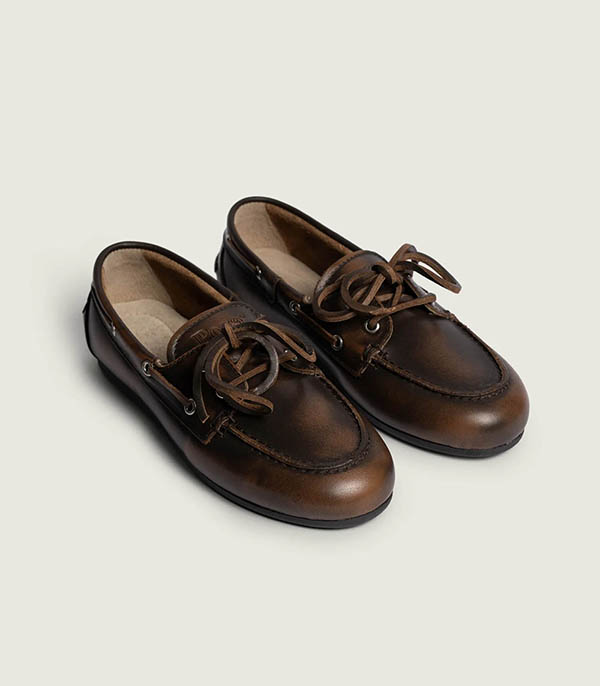 Mocassins Boat Brushed Coffee Posa