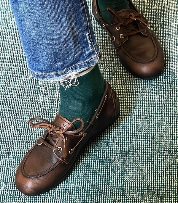 Mocassins Boat Brushed Coffee Posa