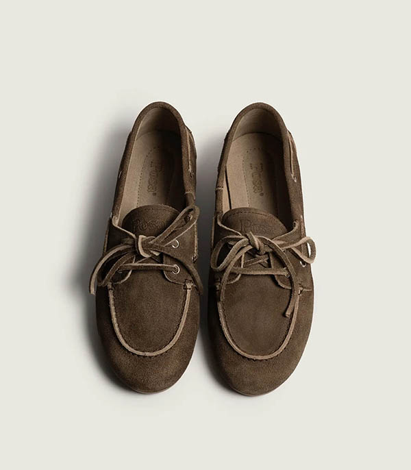 Mocassins Boat en Daim Dark Brown Posa Mocassins Boat en Daim Dark Brown Posa