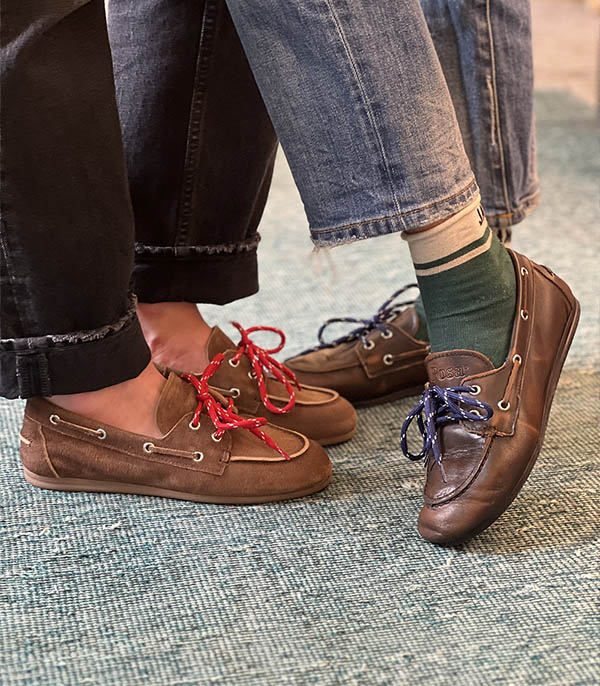 Mocassins Boat en Daim Dark Brown Posa Mocassins Boat en Daim Dark Brown Posa