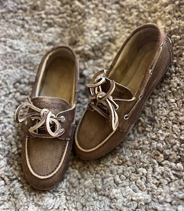 Mocassins Boat en Daim Dark Brown Posa Mocassins Boat en Daim Dark Brown Posa