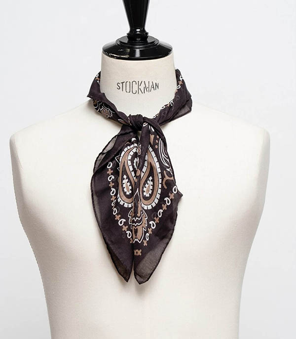 Bandana Chocolat 59 x 59 cm destin