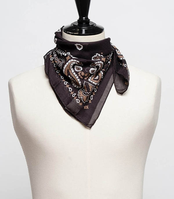 Bandana Chocolat 59 x 59 cm destin