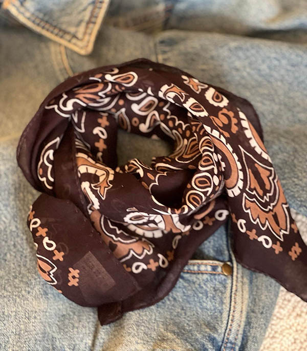 Bandana Chocolat 59 x 59 cm destin