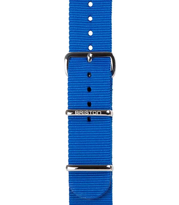 NATO strap electric blue 280mm Briston