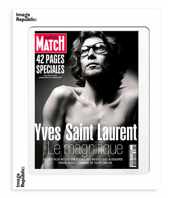 Affiche Paris Match Saint Laurent 30 X 40 cm Image Republic