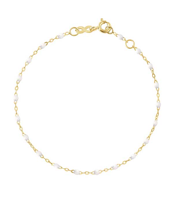 Yellow Gold and Resin Beads Bracelet Gigi Clozeau