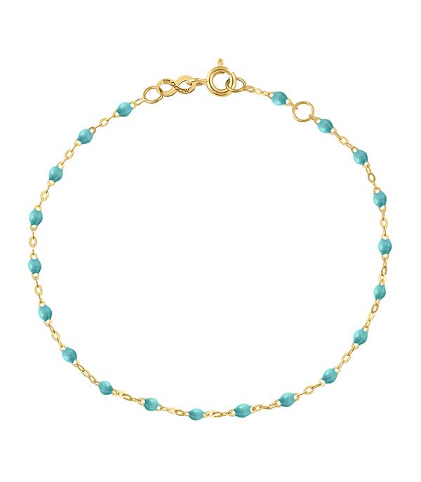 Bracelet Or Jaune et Perles de résine Gigi Clozeau