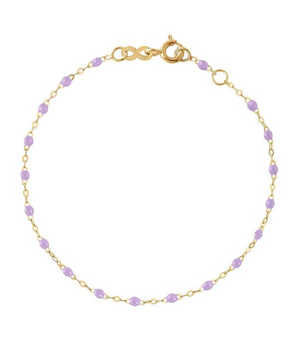 Bracelet Or Jaune et Perles de résine Gigi Clozeau