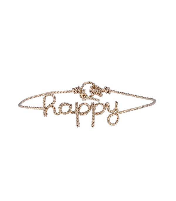 Bracelet Happy en or Atelier Paulin