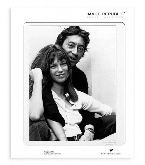 Affiche La Galerie Birkin Gainsbourg 40 x 50 cm Image Republic
