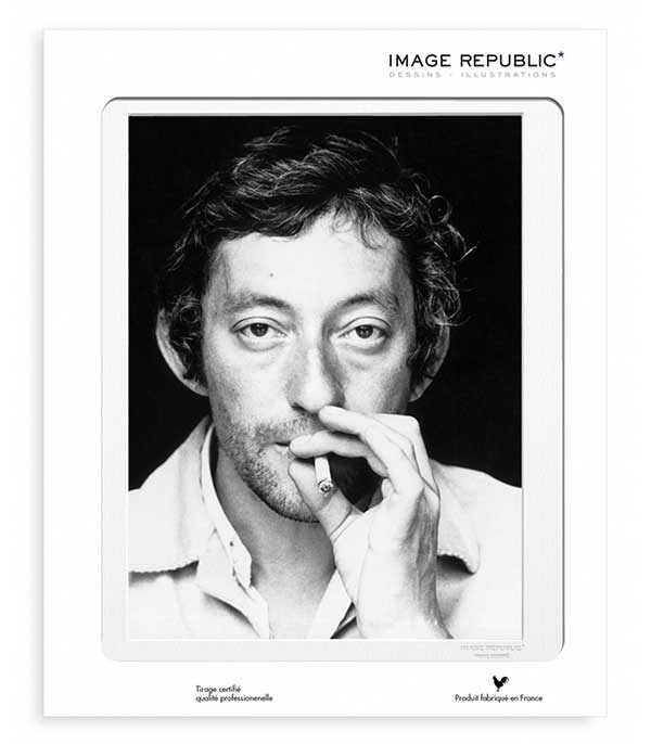Affiche Gainsbourg 30 x 40 cm Image Republic