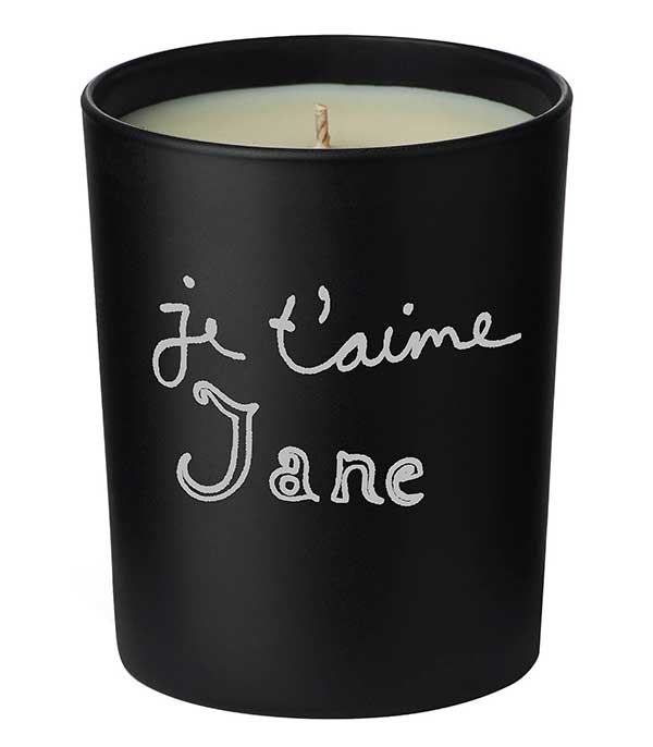 Je t'aime Jane scented candle 190g Bella Freud