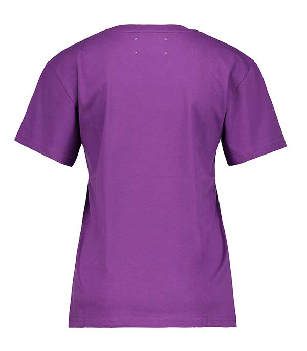 Tee-shirt It's Wonderful Day violet Alberta Ferretti