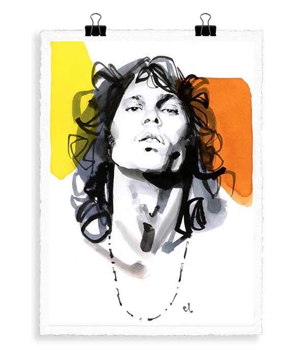 Portrait M7 Jim Morrison 56 x 76 cm Image Republic
