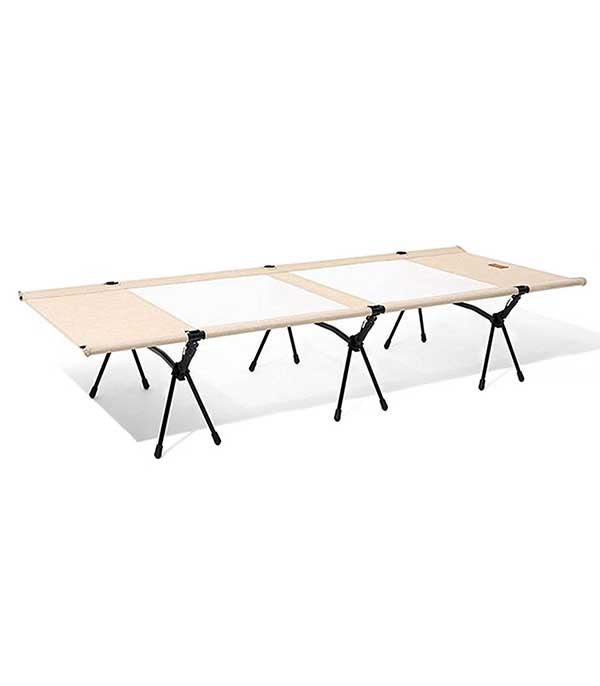 Lit de camp pliant High Cot Home beige Helinox