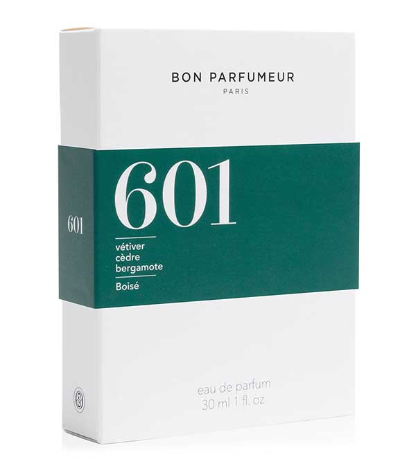 Eau de Parfum 601 Vétiver, Cèdre et Bergamote 30 ml Bon Parfumeur