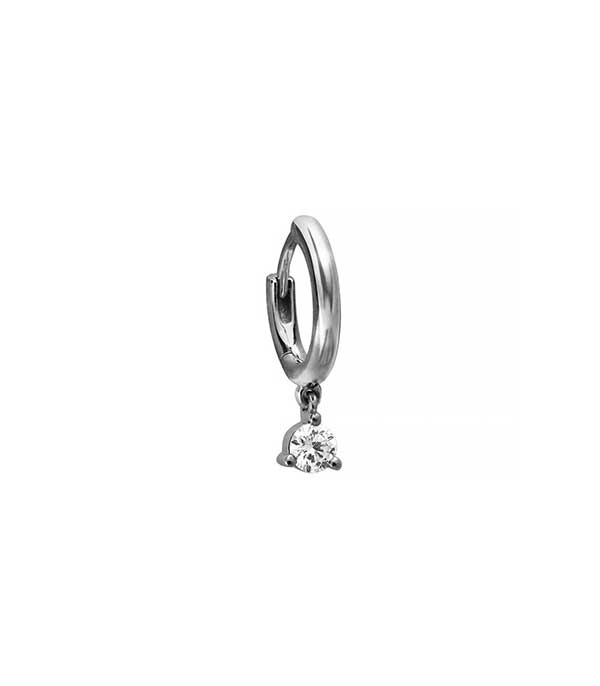 Mini créole Infinity or noir Stone Paris