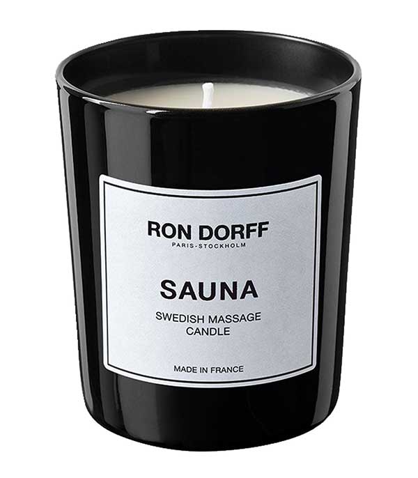 Bougie de massage suédois Sauna Ron Dorff