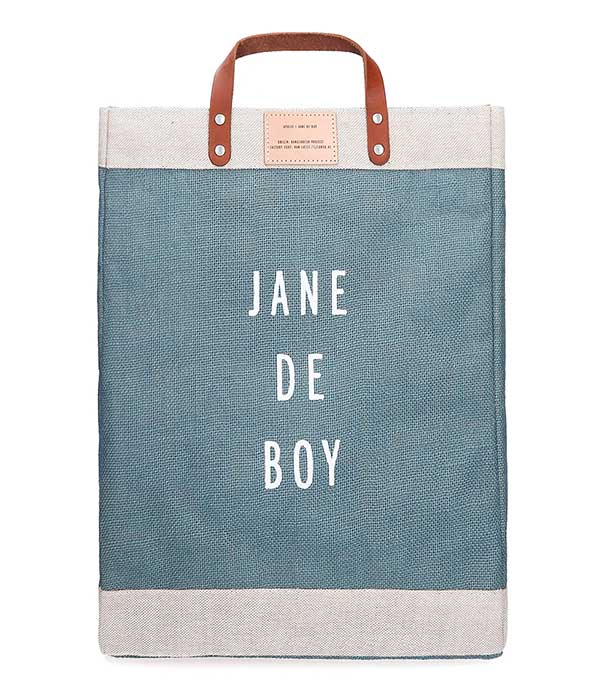 Sac Equitable Market Bag Jane de Boy Charcoal Apolis