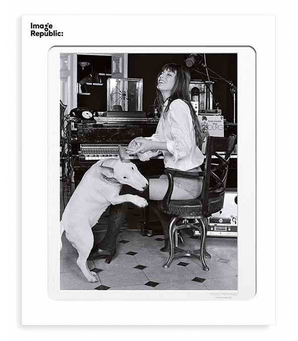 Affiche Jane Birkin Dog 40 X 50 cm Image Republic