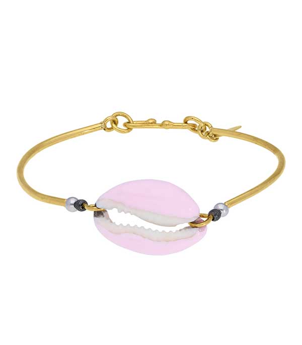 Pino Bracelet with gold-plated hoops Maison Irem