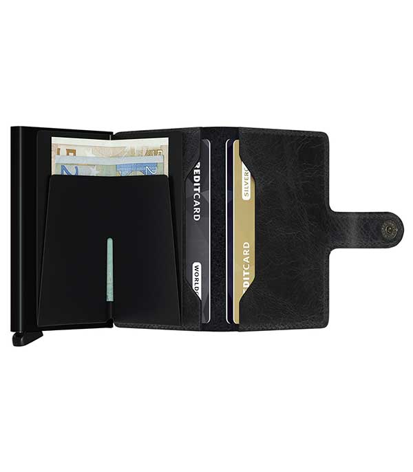Porte-Carte Miniwallet Vintage Black Secrid