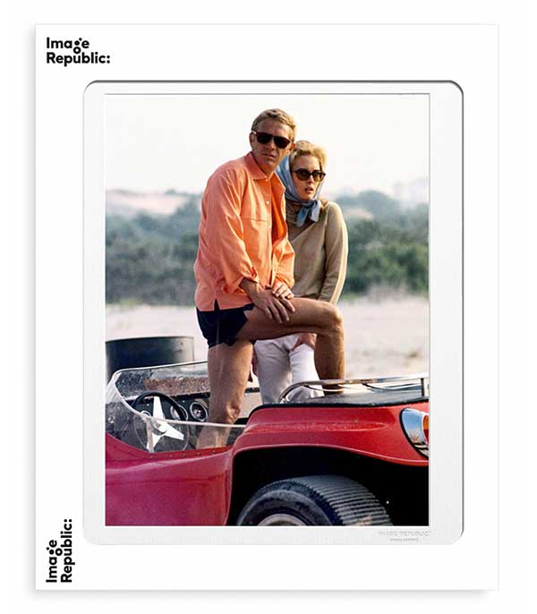 Affiche Mc Queen et Faye Dunaway 40 x 50 Image Republic