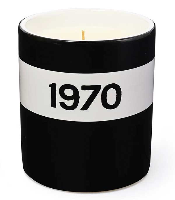 1970 black ceramic candle Bella Freud