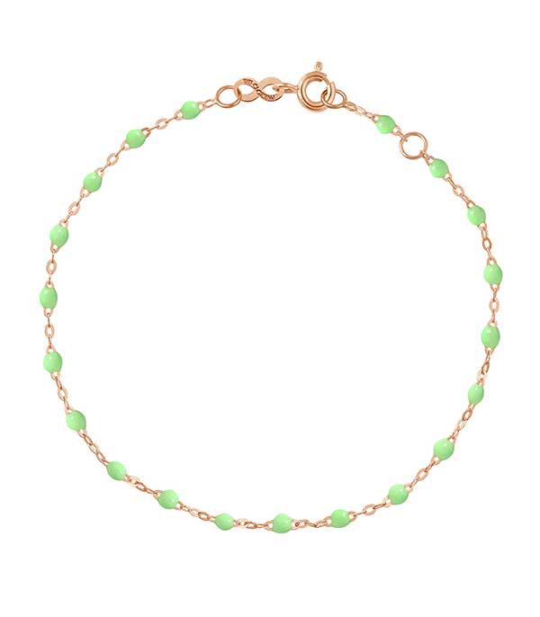 Bracelet Or rose et Perles de résine Gigi Clozeau Bracelet Or rose et Perles de résine Gigi Clozeau