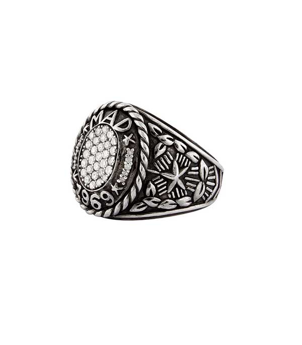 Ring Mad 1969 Silver and Diamonds De Jaegher