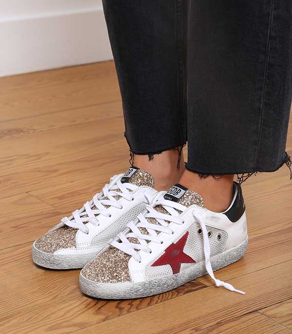 chaussure avec une etoile