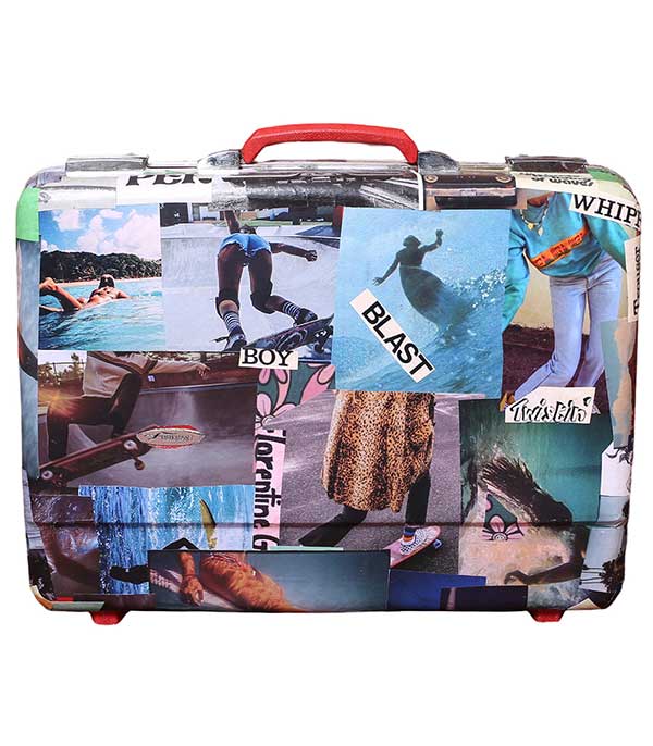 Customised medium suitcase 52 x 40 x 16 cm Find Your California
