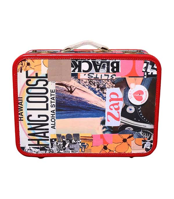 Customised medium suitcase 46 x 33 x 17 cm Find Your California