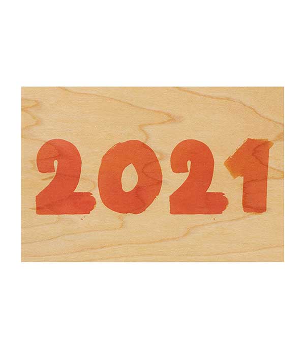 Carte 2021 orange Woodhi