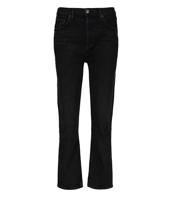 High Rise Cropped Riley Jeans AGOLDE