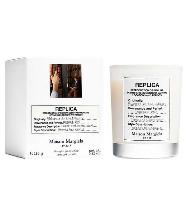 Bougie parfumée Replica Whispers In The Library Maison Margiela