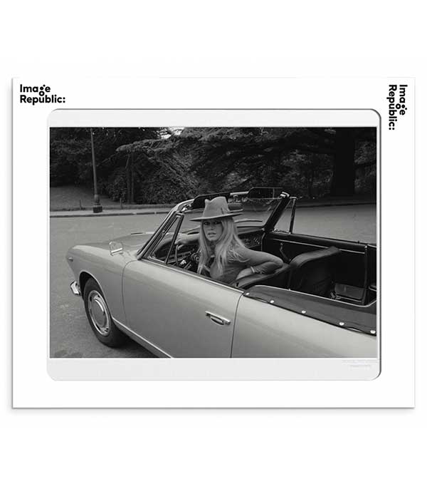 Affiche Bardot Lancia Flavia 40 x 50 cm Image Republic