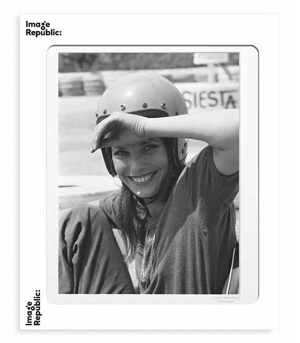 Jane Birkin Racing poster 40 x 50 cm Image Republic