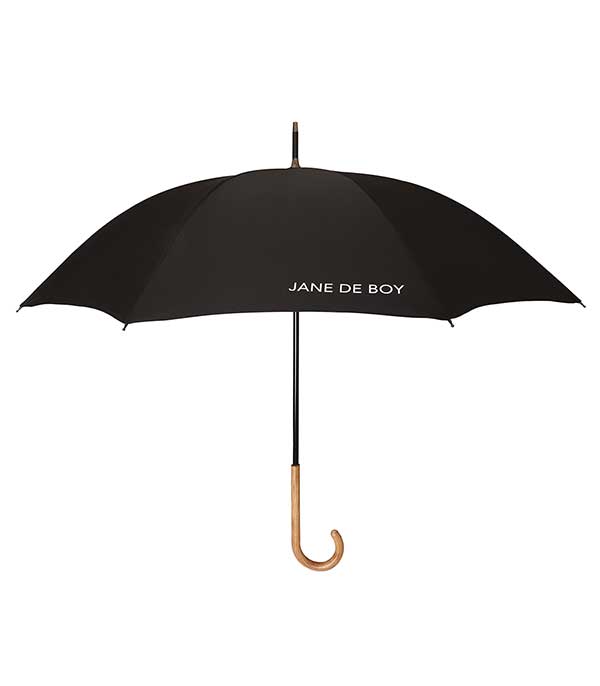 Black umbrella Jane de Boy Klaoos
