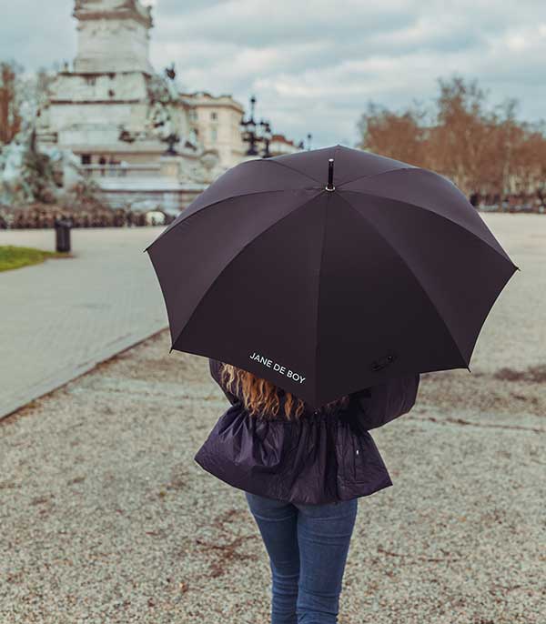 Parapluie noir Jane de Boy Klaoos