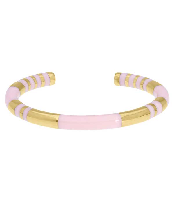Jonc Actua Positano Baby Pink Aurélie Bidermann