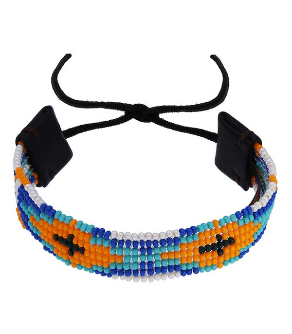 Bracelet ethnique homme à perles colorées Isabel Marant