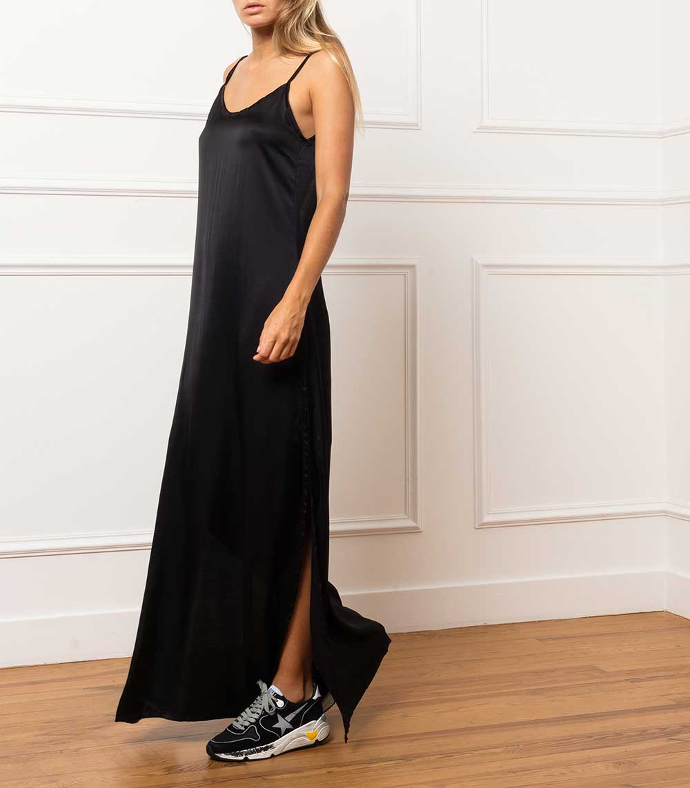 Robe longue Rio Noire Maison Saint Julien Jane de Boy