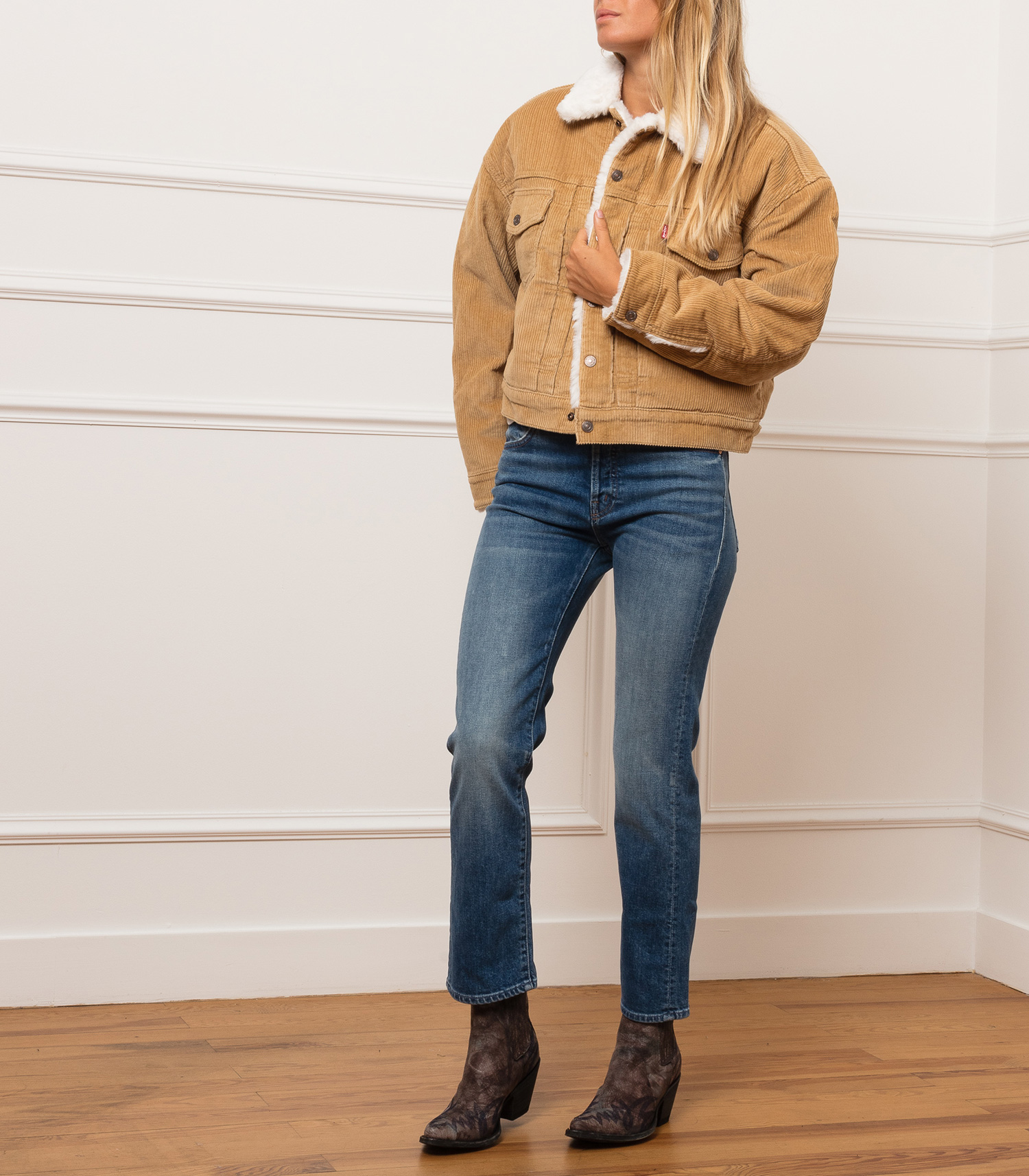 Veste courte New Heritage Cord Trucker 