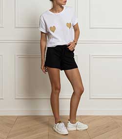 Tenue portée avec Short lin
